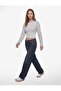 Slim Fit Long Sleeve Crew Neck T-Shirt with Corset Detail - 2
