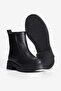 Women's Chelsea Boots Elastic Thick Sole Chesy Black - 4