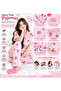 Women’s Pink Printed Pajama Set, Short Sleeve Button Front Sleepwear Set with Collared Top and Long Pants, Comfortable Home Lounge Wear - 3