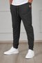 Set of 3 Unisex Regular Fit Ribbed Leggings in Black, Gray, Navy Blue, Colored Sweatpants, Sports Sweatpants - 7