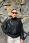 Embroidered Stand Collar Tencel Design Zippered Jacket Sun527 - 4