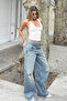 Black U-Neck Backless Fitted Crop Top Blouse - 7