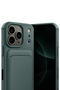 Zngzrmll Newface iPhone 17 Pro Max Kelvin Silicone with Business Card Holder - (202603) Dark Green - 2