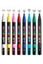 Uni Water-Based Marker Set Pc-3M 0.9-1,3mm 8Pcs - 2