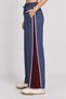 Contrast Color Seasonal Ayrobin Trousers Lnz0001 Indigo Bordo - 4