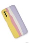 Zngzrmll Newface Galaxy A03S Case Ebruli Launch Silicone (210857) - Yellow-Blue - 2