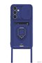 Zngzrmll Newface Galaxy A26 Case Zuma Silicone with Business Card and Ring Holder (204608) - Navy Blue - 2