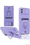 Zngzrmll Newface Galaxy A06 Case Zuma Silicone with Business Card Holder and Ring (204613) - Lilac