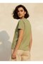 Cotton T-shirt with Slogan Embroidery - 4
