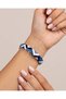 Porcelain Coated Three Color Triangle Elastic Bracelet - 2