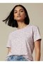 Slim Fit T-shirt with Floral Print - 5
