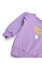 Girl's Seasonal 1-2-3-4 Year Old Cat Printed 2 Threaded Top and Bottom 2-Piece Compact Set - 3