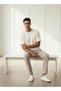 Men Crew Neck Short Sleeves Boxy T-shirt - 5