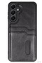 Zngzrmll Newface Galaxy A25 5g Case Sara Leather Case with Business Card Holder (221515) - Black