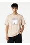 Men Regular Fit Crew Neck Short Sleeves Applique T-shirt - 5
