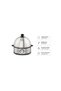 7 Egg Electric Boiler Cooker 360W with Automatic Shut Off, Water Level Indicator & Easy Cleaning - 5