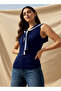 Sailor Tank Top with Tie-Ups
