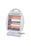 Portable Quartz Room Heater with 2 Heat Settings, Tip-Over Safety Switch and Wide-Angle Reflector
