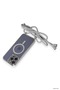 Zngzrmll Newface iPhone 13 Pro Case Divo Strap Magsafe Cover (233115) - Silver - 5