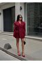 Women's Special Design Double Breasted Side Tie Blazer Jacket - 2