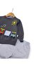 Boy's Seasonal 1-2-3-4 Year Old Teddy Bear Train 2 Threaded Top and Bottom 2-Piece Compact Set - 4