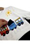 Boy's Seasonal 1-2-3-4 Year Old Teddy Bear Train 2 Threaded Top and Bottom 2-Piece Compact Set - 4