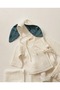 6-Piece Rabbit Ear Baby Hospital Discharge Set 4 Layers Muslin 0-3 Months |   100% Cotton |   Blue - 2