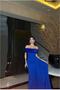 Crepe Fish Strapless Evening Dress Fabric Dress Cut - 3