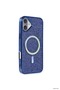 Zngzrmll Newface iPhone 16 Plus Case Diamond Magsafe Cover (233845) - Navy Blue - 2