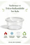 25 Pieces 30 ml Leak-Proof Mini Storage Container Sauce Bowl Ice Box Mit1360 - 3