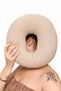Piercing Pillow, Maxi Loop, Extra Large Ear Cavity, 30 cm Diameter, Turquoise - 3