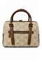Unicorn Printed Front Pocket Cover Detailed Stylish Design Women's Daily Hand and Shoulder Bag Khaki - 3