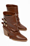 Women's Cowboy Boots + Double Buckle + Pointed Toe + Western Boots.