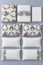 Efsun Cross-Stitch Embroidered Pique 100% Cotton 9-Piece Double Luxury Pique & Duvet Cover Set - 5