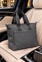 Women's Tote Bag Large Capacity Multi-Pocket Waterproof Shopper with Column Strap - 2