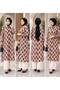 Shirt Collar with Buttons All Over, Oversize Textured Tunic - 2