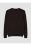 Brown V-Neck Men's Knitwear Sweater - 6