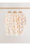 100% Cotton Cream Colored Autumn Themed 3-Piece Jumpsuit Set Alyw08626 - 3