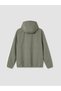 Khaki Regular Fit Hooded Men's Coat - 7