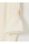 Beige Bugs Bunny Printed Oversize Women's Thick Sweatshirt - 4
