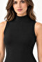 Women's 2-Pack 95% Cotton Half Turtleneck Sleeveless Basic Undershirts - Stretchy Soft Everyday Base Layer - 5