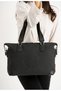 Women's 6011 Black Hand and Shoulder Bag with Zipper, Large Size Sports Model Daily Bag - 2