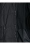 Black Regular Fit Hooded Men's Puffer Jacket - 8