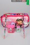 Licensed Gabby's Dollhouse Pencil Bag, 2 Pencils, Eraser and Sharpener Set