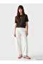 Brown Crew Neck Bow Embroidered Women's Knitwear Sweater - 2