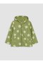 Green Hooded Girls' Raincoat - 2