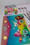 Licensed Gabby's Dollhouse 18 Piece Stationery Set Writing Pad, Pencil, Eraser, Pencil Sharpener Dekomus Pocket Notebook with Gift - 8