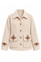 Imported Fabric Premium Quality Embroidered Cashmere Jacket