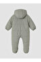 Khaki Hooded Baby Boy Astronaut Coat - 4