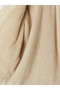 Beige Hooded Girl's Puffer Coat - 3